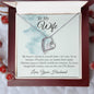 To My Wife - I Choose You - Forever Love Necklace