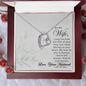 To My Wife - Key To My Heart - Forever Love Necklace