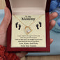 To My Mommy- Kisses and Kicks- Forever Love Necklace