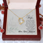 To My Wife - Key To My Heart - Forever Love Necklace