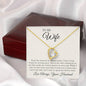 To My Wife - Crossed Paths - Forever Love Necklace