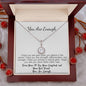 You Are Enough- See You- Eternal Hope Necklace