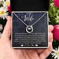 To My Wife - You Heart Speaks To Mine - Alluring Beauty Necklace