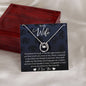To My Wife - You Heart Speaks To Mine - Alluring Beauty Necklace