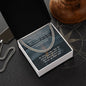To My Husband- Love is a Promise- Cuban Chain Necklace