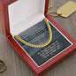 To My Husband- Love is a Promise- Cuban Chain Necklace