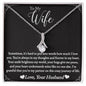 To My Wife - Forever In My Heart - Alluring Beauty Necklace