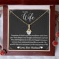To My Wife - Forever In My Heart - Alluring Beauty Necklace