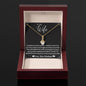 To My Wife - Forever In My Heart - Alluring Beauty Necklace