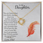 To My Daughter - The Rest Of Time - Love Knot Necklace