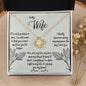 To My Wife - My Missing Piece - Love Knot Necklace