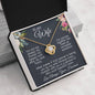 To My Wife - Happily Ever After - Love Knot Necklace