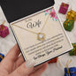 To My Wife - My Partner - Love Knot Necklace (T)