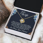 To My Wife - When I Married You - Love Knot Necklace