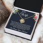 To My Wife - Moments Spent Together - Love Knot Necklace