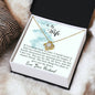 To My Wife - Turn Back Time - Love Knot Necklace
