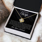 To My Wife - Cherished Moments - Love Knot Necklace