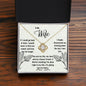 To My Wife - My Missing Piece - Love Knot Necklace