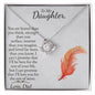 To My Daughter - The Rest Of Time - Love Knot Necklace