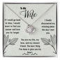 To My Wife - The Best Thing - Love Knot Necklace