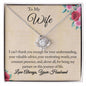 To My Wife - My Partner - Love Knot Necklace (T)