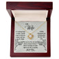 To My Wife - My Missing Piece - Love Knot Necklace