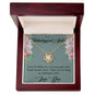 To My Best Friend - Unbiological Sister - Love Knot Necklace
