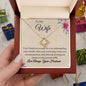To My Wife - My Partner - Love Knot Necklace (T)