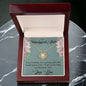 To My Best Friend - Unbiological Sister - Love Knot Necklace