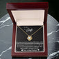 To My Wife - Turn Back Time - Love Knot Necklace