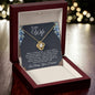 To My Wife - When I Married You - Love Knot Necklace