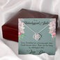To My Best Friend - Unbiological Sister - Love Knot Necklace