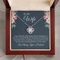 To My Wife - Fate - Love Knot Necklace