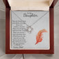 To My Daughter - The Rest Of Time - Love Knot Necklace