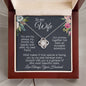 To My Wife - Happily Ever After - Love Knot Necklace