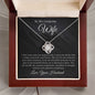 To My Wife - Cherished Moments - Love Knot Necklace