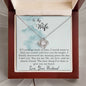 To My Wife - Turn Back Time - Love Knot Necklace