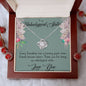 To My Best Friend - Unbiological Sister - Love Knot Necklace