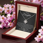 To My Daughter - The Reason For My Happiness - Love Knot Necklace