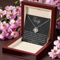 To My Wife - Grow Old - Love Knot Necklace
