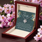 To My Wife - Shimmering Gold - Love Knot Necklace