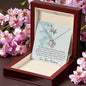 To My Wife - Love You Longer - Love Knot Necklace