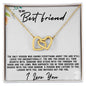 To My Best Friend - The Highs and The Lows - Interlocking Hearts Necklace