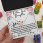 To My Daughter - Unbreakable Bond - Interlocking Hearts Necklace
