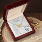 To My Daughter- A Mother's Love- Interlocking Hearts Necklace