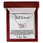To My Best Friend - The Highs and The Lows - Interlocking Hearts Necklace