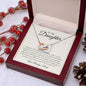 To My Daughter - Life's Challenges - Interlocking Hearts Necklace