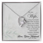 To My Wife - Key To My Heart - Forever Love Necklace