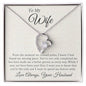 To My Wife - Crossed Paths - Forever Love Necklace