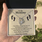 To My Mommy- Kisses and Kicks- Forever Love Necklace